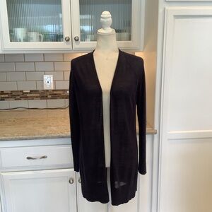Ann Taylor Loft Blue Open Front Cardigan Size Medium